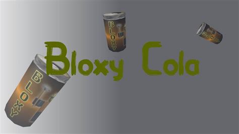 Healing Bloxy Cola Roblox