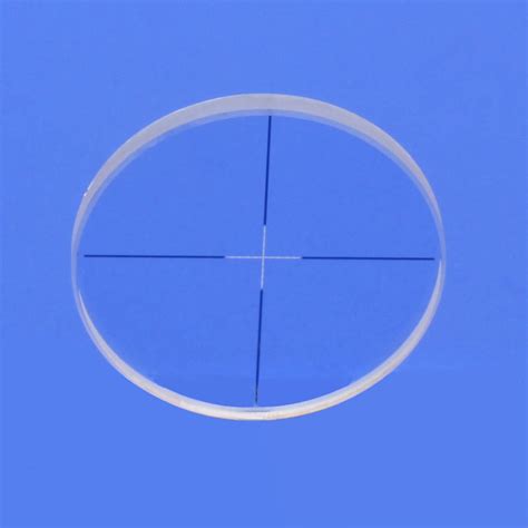 optical device customized glass etched reticle nickel glass reticle
