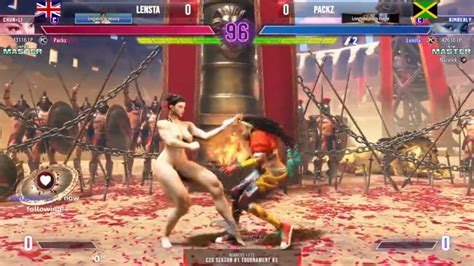 Un Mod De Nude Consacr Chun Li S Invite Dans Un Tournoi En Direct De