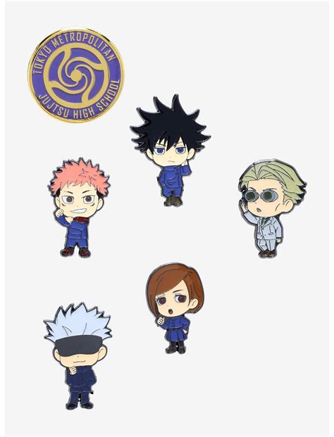 Jujutsu Kaisen Chibi Character Blind Box Enamel Pin Hot Topic