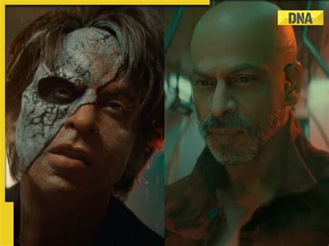 Jawan Prevue Shah Rukh Khans Villainous Avatar Bald Look Deepika