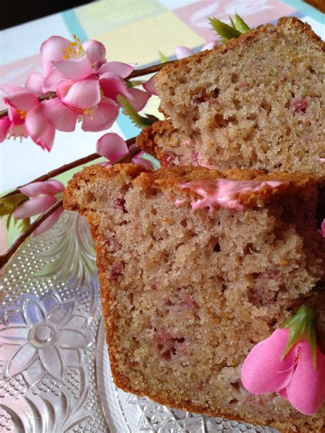 Strawberry Bread With Pink Glaze Turnips 2 Tangerines