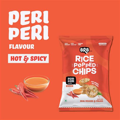 Buy Rice Popped Chips Assorted Flavours Pack Of 20 Online Brb Chips