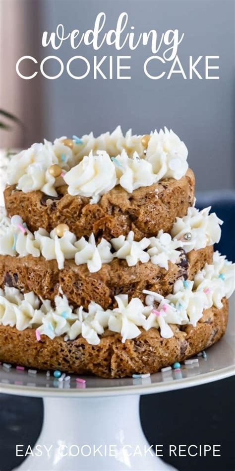 Wedding Cookie Cake Tiered Cookie Cake Crazy For Crust