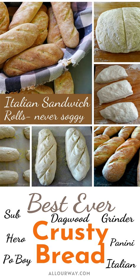 Crusty italian sandwich rolls – Artofit