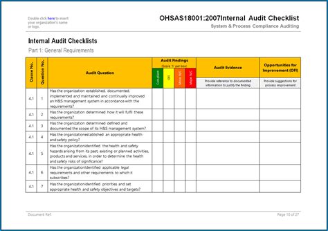 Iso 9001 2015 Checklist Excel Template 49 Koleksi Gambar