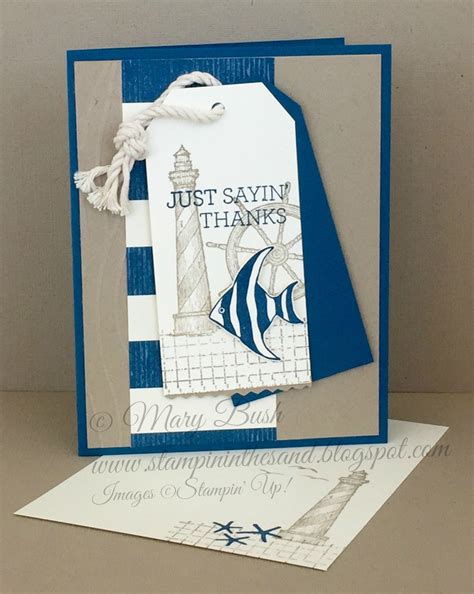 Stampin In The Sand Card Seaside Collage