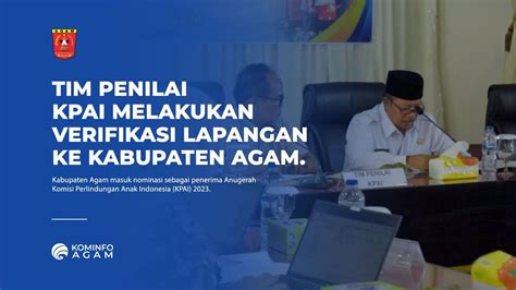 Agam Masuk Nominasi Penerima Anugerah KPAI 2023 YouTube