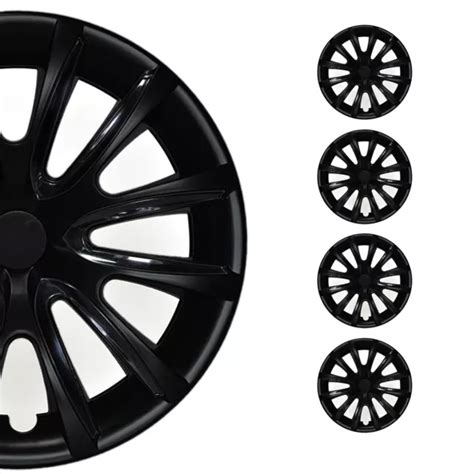 Wheel Covers Hubcaps For Hyundai Elantra Black Matt Matte Eur