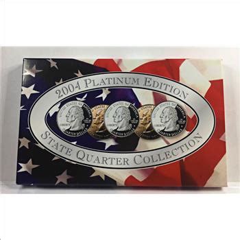 2004 Platinum Edition State Quarter Collection In Original US Mint