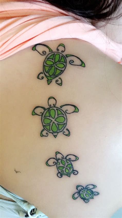 Cute Sea Turtle Tattoos Designs With Meanings