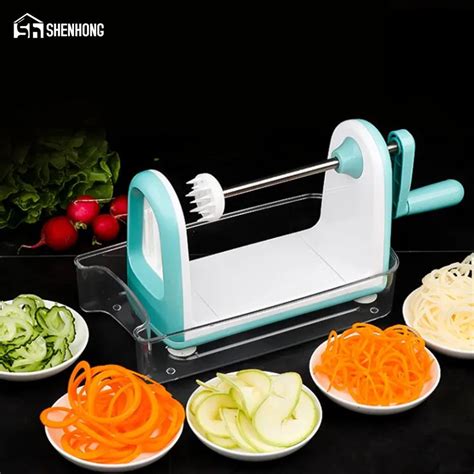 SHENHONG Vegetable Cutter Round Mandoline Slicer Potato Julienne Carrot