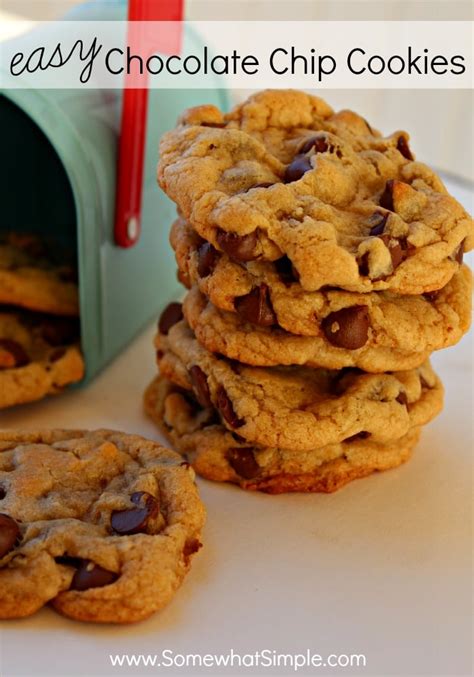 Easy Chocolate Chip Cookies - Somewhat Simple