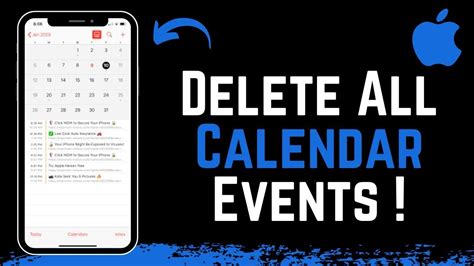 How To Delete All Calendar Events From IPhone YouTube