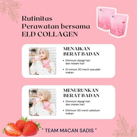 Jual Eld Collagen Drink Strawberry Shopee Indonesia