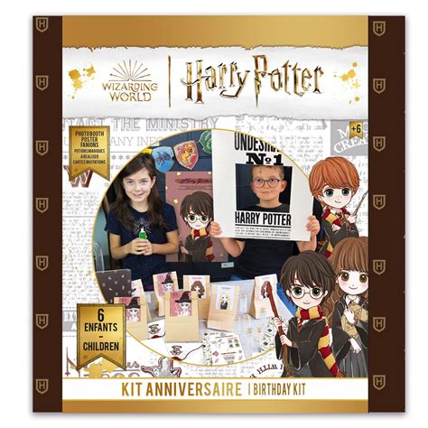 Kit Harry Potter Anniversaire Creatif Harry Potter Prix Carrefour