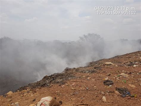 MiAMBIENTE Investiga Causas De Incendio En El Vertedero De Santiago En