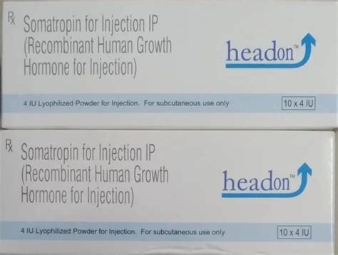 Somatropin Headon Iu Injection Us Us Delivery At Rs Box In