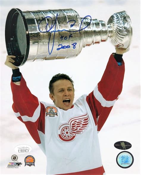 Igor Larionov Autographed Detroit Red Wings 2002 Stanley Cup Champions ...