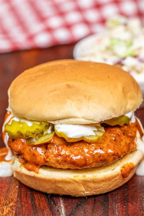 Nashville Hot Chicken Burgers Plain Chicken