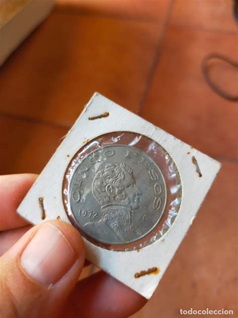 Moneda De Cinco Pesos Mexico Mejico Muy Comprar Monedas