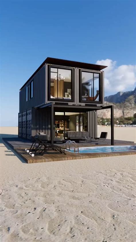 Container house design with swimming pool : r/containerhomes