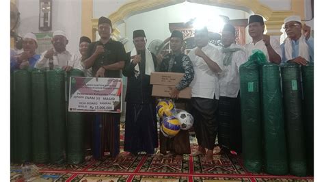 Berkah Ramadhan Sejumlah Masjid Di Tebo Dapat Bantuan Dari Pemerintah