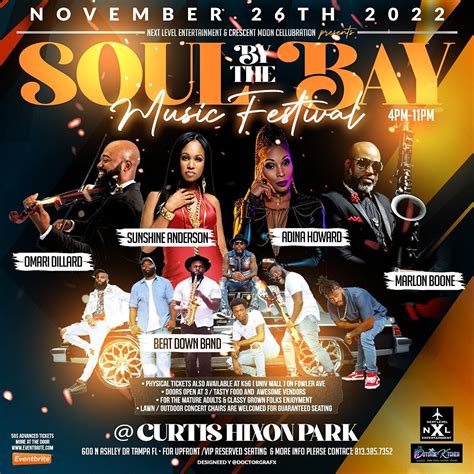 Soul By The Bay Music Festival The Outdoor Randb Jazz Concert 600 N