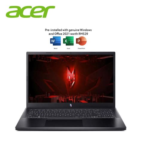 Acer Nitro V 15 Anv15 51 584p 156 Fhd 144hz Laptop I5 13420h 8gb 512gb Ssd Rtx2050 4gb