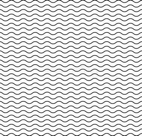 Wave Line Pattern Seamless Stock Illustrations Wave Line