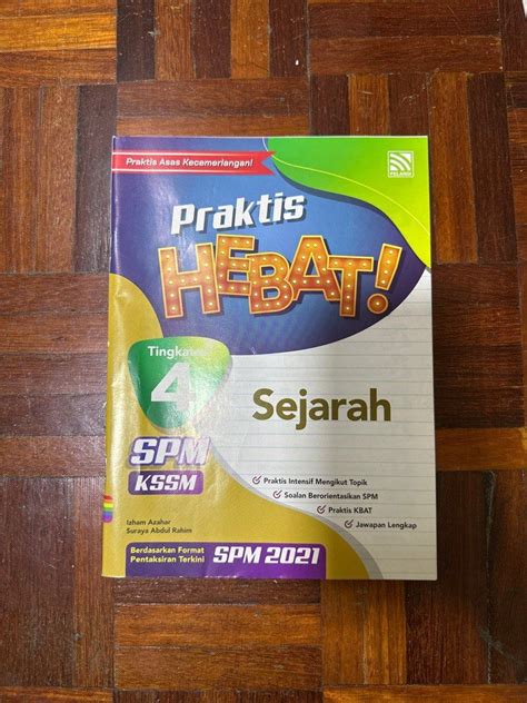 Praktis HEBAT Sejarah Tingkatan 4 SPM KSSM Hobbies Toys Books