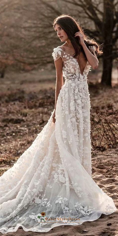 Boho Wedding Dress Daisystyledress