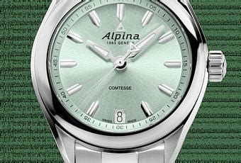 ALPINA Alpiner Comtesse Quartz A lheure de la couleur À Voir