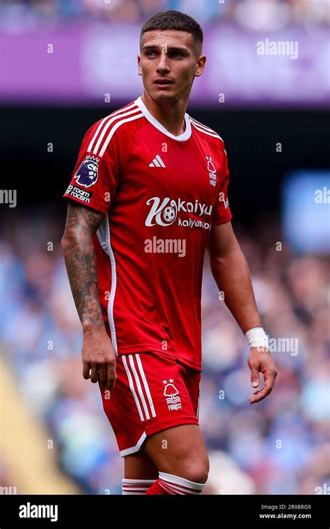 Nicolas Dominguez of Nottingham Forest during the Premier League match ...