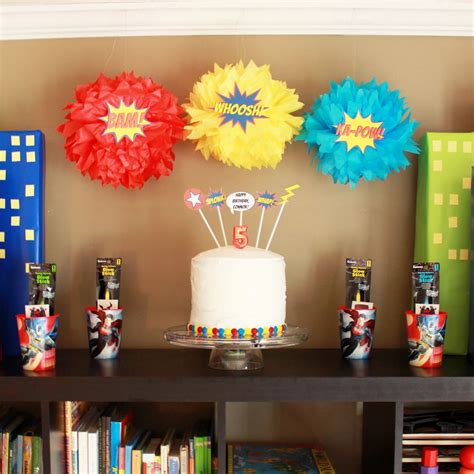 Superhero Birthday Party Ideas | Abby Organizes