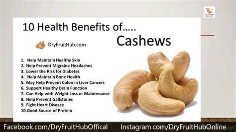 health benefits  cashews kaju youtube