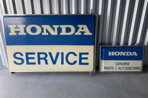 No Reserve: Illuminated Honda Signs for sale on BaT Auctions - sold for ...