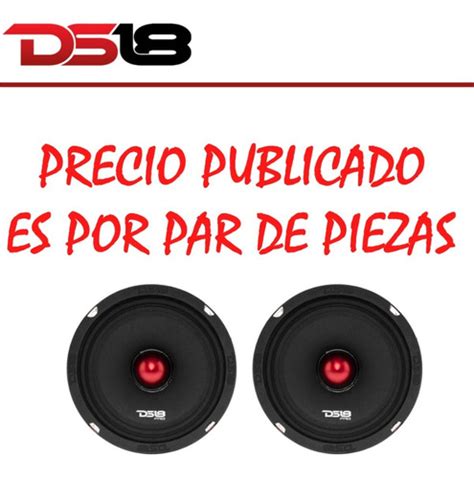 Medios Rangos Ds18 Pro x6 4bm 6 5 4 Ohms 500w Max 250w Rms Envío gratis