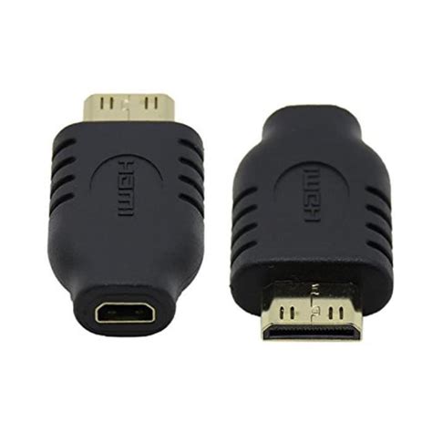 Xiwai Adaptateur Convertisseur Micro Hdmi Femelle De Type D Vers Mini