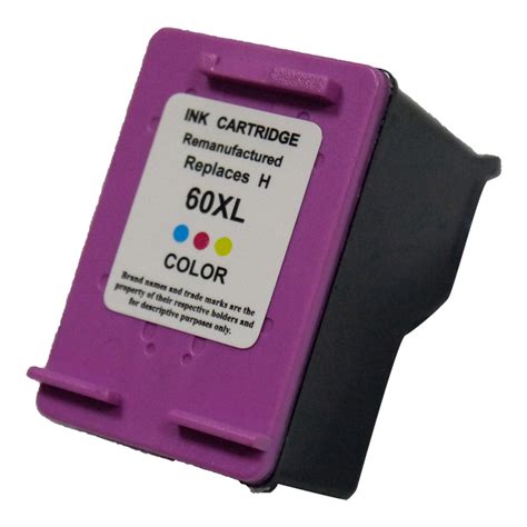 Ink Cartridge Compatible HP 60XL XXL (CC644WN) Tri-Color