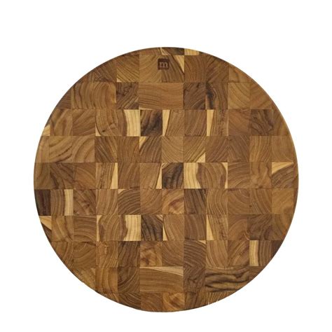 Madeira End Grain Round Chop Block Trovare A Culinary Adventure