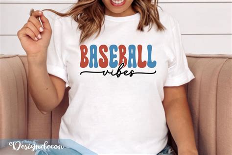 Baseball Vibes Retro Sublimation Svg Graphic By Designdecon Creative