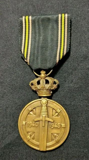 Belgique M Daille Prisonnier De Guerre Ww Belgian Medal