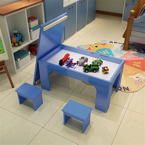 China Preschool Kindergarten Kids Furniture Child Play Wooden Table And