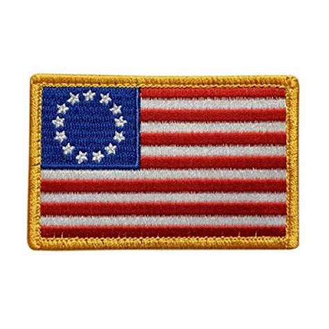 Betsy Ross Usa American Flag Tactical Patch [velcro Brand Fastener 3