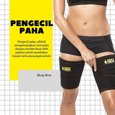 Jual Korset Pelangsing Paha Sweet Sweat Thigh Trimmer Belt Sabuk