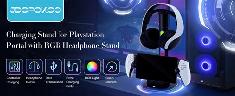 Amazon Jdgpokoo Charging Stand For Playstation Portal With Rgb