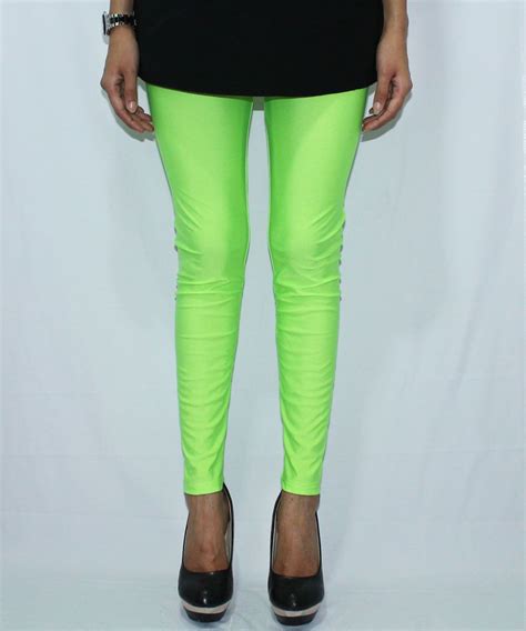 Neon Green Tights Green Tights Printed Leggings Tights