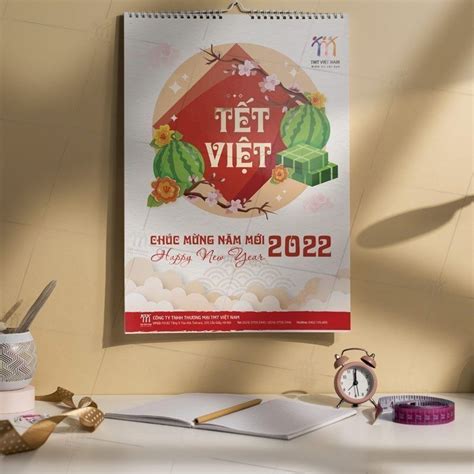 Lịch treo tường 13 tờ 2022 - In Châu Phát