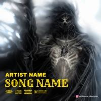 death album cover template postermywall